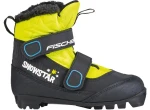 Fischer Snowstar 2024/25 - Fischer Snowstar Black Yellow dětské boty na běžky EU 37