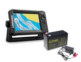 Lowrance Echolot Eagle 7 se sondou Splitshot HD + baterie + nabíječka ZDARMA,Lowrance Echolot Eagle 7 se sondou Splitshot HD + baterie + nabíječka ZDA