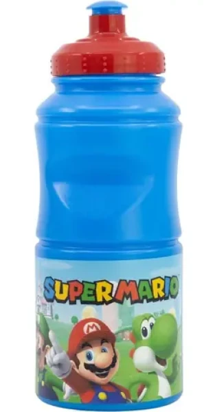 STOR Láhev na pití Super Mario 380 ml / Dětská láhev / bez BPA a ftalátů (75255)