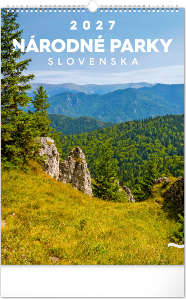 NOTIQUE Nástenný kalendár Národné parky Slovenska 2027, 33 x 46 cm