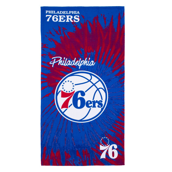Great Branding Osuška Philadelphia 76ers NBA Psychedelic Beach Towel 76 x 152 cm