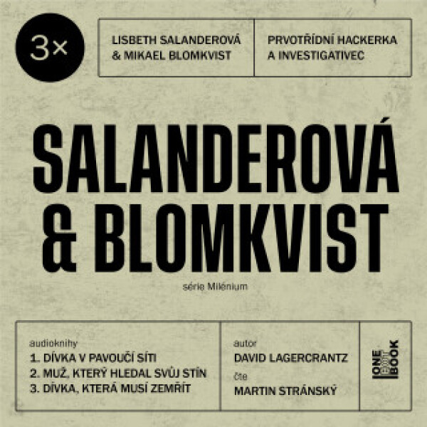 3x Salanderová & Blomkvist #2 - David Lagercrantz - audiokniha