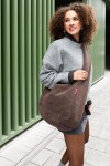 Taška přes rameno Reisenthel Moonbag Teddy chocolate
