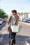 Nákupní taška přes rameno Reisenthel Shopper M Puffer iced matcha