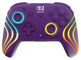 Turtle Beach Afterglow Wave Wireless fialová / Herní ovladač / bezdrátový / Nintendo Switch / RGB podsvícení / TMR páčky (TBC-8106-45)