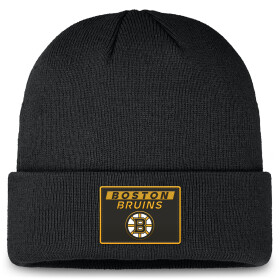 Fanatics Pánská Zimní Čepice Boston Bruins Authentic Pro Rink Prime Cuffed Beanie