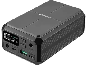 Sandberg Powerbanka pro notebooky černá / 27000mAh / PD 100W + DC + 2x USB-C + 1x USB-A (421-13)
