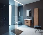 DURAVIT - DuraStyle Umyvadlo nábytkové Compact, 64x40 cm, s 1 otvorem pro baterii, s WonderGliss, alpská bílá 23376300001