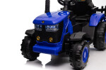 Mamido Dětský elektrický traktor s vlečkou 12V 7Ah modrý