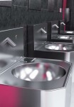 SANELA - Nerezové dřezy Nerezový dřez s automatickou baterií a integrovaným senzorem s elektronikou ALS, bateriové napájení SLUN 04EB