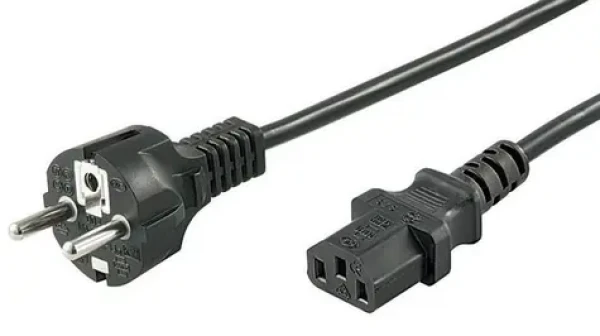 MicroConnect Síťový napájecí kabel Schuko - C13 5m černá (PE020450)