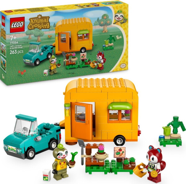 LEGO® Animal Crossing™ 77054 Leif, karavan a zahradnictví - LEGO® Animal Crossing™