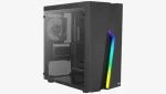 AeroCool Bolt Mini černá / PC skříň / Micro ATX / 1x USB 3.0 / 2x USB 2.0 / Bez zdroje / průhledná bočnice (AEROPGSBOLTMINI-BK-R)