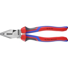 Knipex 02 02 225 dílna silové kombinované kleště, 225 mm, DIN ISO 5746