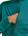 ICEBREAKER Wmns Mer 200 Realfleece Descender LS Zip H, Tidal Teal (vzorek) velikost: S