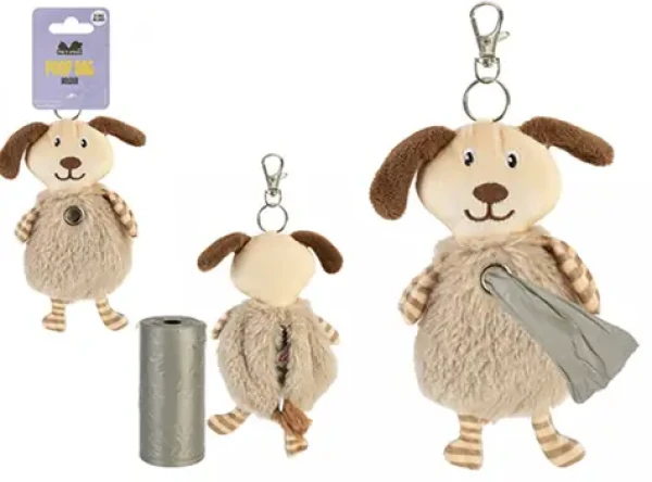 Pet Pro Dog 3D Plush Poop Bag Holder with 20 Bags / Držák na sáčky (10700512)