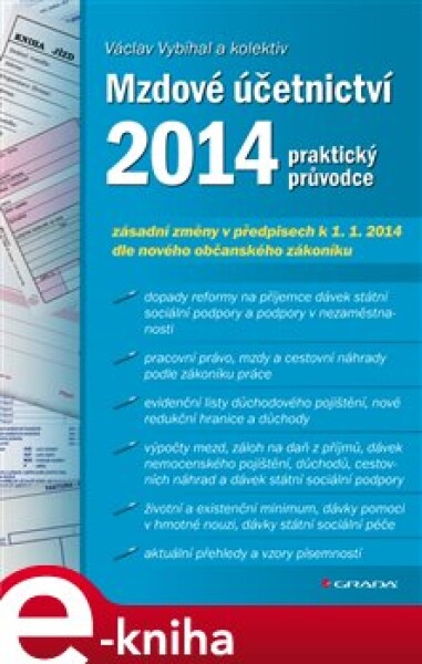 Mzdové účetnictví 2014. praktický průvodce - Václav Vybíhal e-kniha