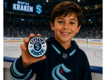 Mustang Puk Seattle Kraken NHL Cog