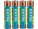 EXTOL-ENERGY Baterie alkalické ULTRA+ 1.5V AA (LR6) 4ks (EX42011)