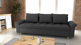 FRONTI Pohovka LENOX tmavěšedá - SAWANA 96 17442