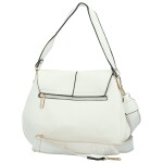 Trendy dámská koženková kabelka na rameno Coveri Grayson new, bílá