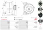 Alternátor OPEL Vectra A/B, Omega A/B a Calibra 1.6–3.0 Benzin