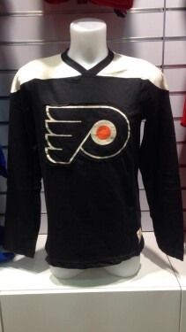 CCM Pánské Tričko Philadelphia Flyers Long Sleeve Crew 15 Velikost: