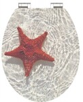 Eisl - Wc sedátko Red Starfish MDF HG se zpomalovacím mechanismem SOFT-CLOSE 80541RedStarfish