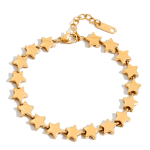 ELENYS Stella Chain – pozlacený náramek 18K žluté zlato Délka náramku: 17+5 cm / max. 22 cm