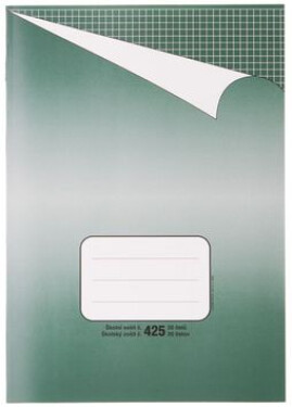 Školní sešit BOBO 425 bezdřevý