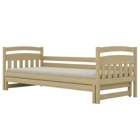 Postel Tosia přistýlka 90x200 přírodní, lakovaná