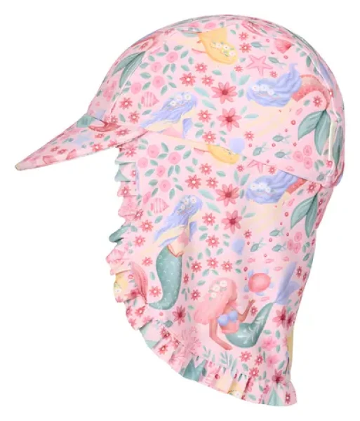 Little Dutch Dreamy Mermaid vel. 3 / Kšiltovka s ochranou krku / UV ochrana / 2–4 roky / recyklovaný nylon (CL26030865LD)