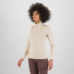 Dámská mikina KARPOS W Pizzocco Half Zip, Oat velikost: M