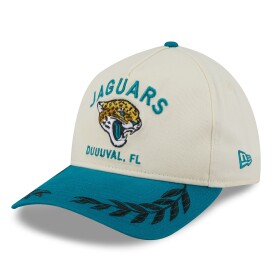 New Era Pánská kšiltovka Jacksonville Jaguars NFL 2025 Draft 9TWENTY A-Frame Adjustable - Béžová