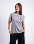 Tričko Carhartt WIP W' S/S Heart Patch T-Shirt Grey Heather/Red