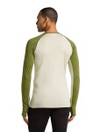 ICEBREAKER Mens Mer 200 ZoneKnit LS Crewe, Ashen/Sphagnum/Cb (vzorek) velikost: M