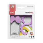 Chrastítko 2ks plast v krabičce 13x16cm 0m+