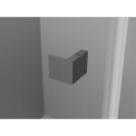 MEXEN/S - Lunar L sprchový kout dveře křídlové pravá 80 x 80, transparent, grafit metal 834L-080-080-95-00-P