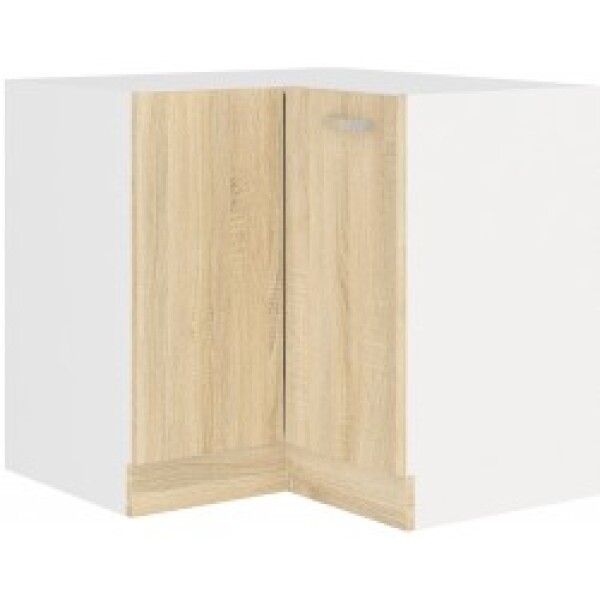 Spodní rohová skříňka Sára 89x89 DN 1F BB Barva korpusu: Bílá, Barva dvířek: Dub Sonoma