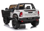 Mamido Dětské elektrické autíčko Toyota Hilux 4x4 bílé
