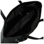 Stylová dámská koženková kabelka na rameno Anisia, černá