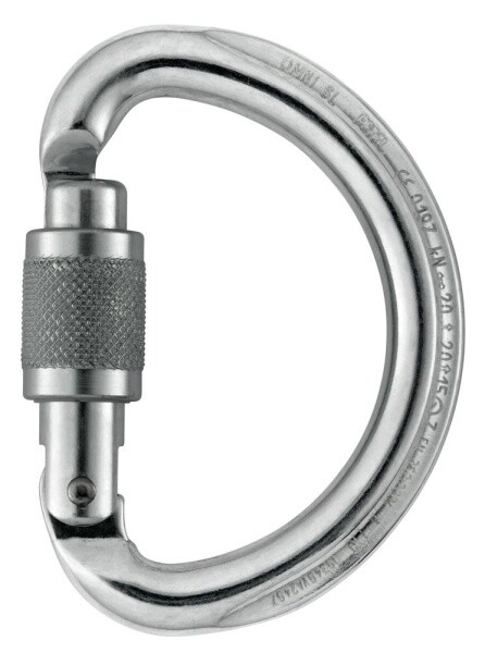 Karabina PETZL Omni screw-lock