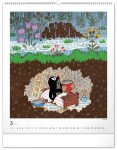 Kalendář 2024 nástěnný: Krteček, 48 × 56 cm