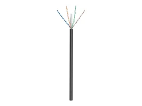 Goobay síťový kabel CAT6 venkovní černý / Síťový kabel / U/UTP / 100 m (77625)