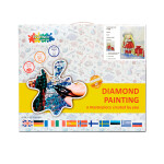 Antistresové omalovánky TSvetnoy TSvetnoy, LE046e, Diamond painting - diamantové malování, 30 x 40 cm, Panenka Daisy