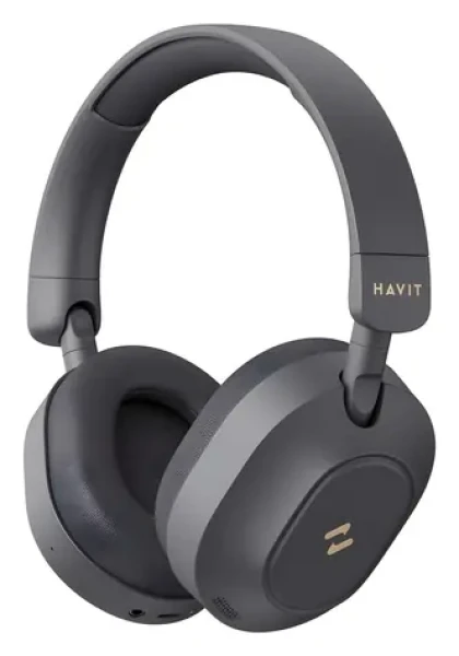 Havit H668BT černá / Bezdrátová sluchátka / ANC / až 80 h / Bluetooth 5.4 / USB-C (H668BT black)