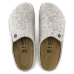 Pánské/dámské pantofle Birkenstock Zermatt Cozy Home Light Gray wool filc regular wide (1015080) 42