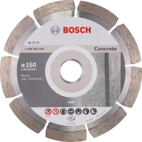 BOSCH 2608602198 / Diamantový řezací kotouč / Průměr 150 x 22.23 mm / Šířka řezu 2 mm (2608602198)