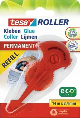 Tesa náhradní náplň permanentní / Náplň do lepicího roller / 8,4 mm / 14 m (59110-00005-06)