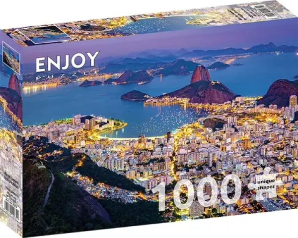 ENJOY Puzzle Rio de Janeiro v noci, Brazílie